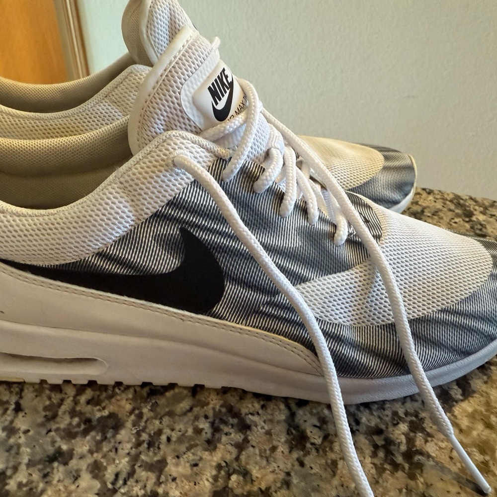 Nike White and Black Athletic Shoes